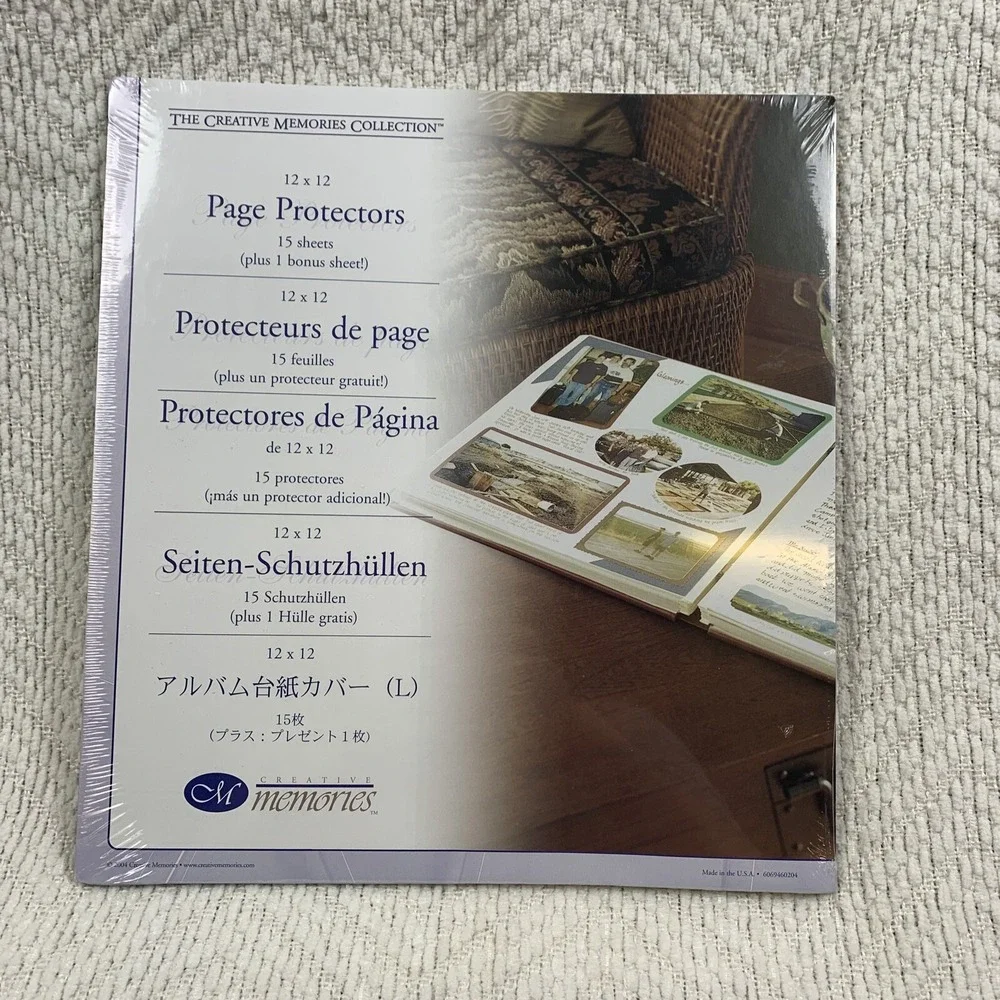 The Creative Memories Collection‎ 12 x 12 Page Protectors 15 Sheets Plus 1 Bonus